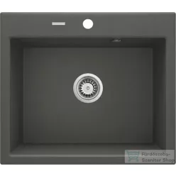   Deante ANDANTE gránit mosogató, 1 medencés, 600x520 mm, antracit metál ZQN_T103
