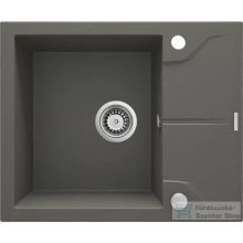   Deante ANDANTE gránit mosogató, 1 medencés, csepegtetővel, 590x490 mm, antracit metál ZQN_T11A