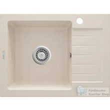   Deante ZORBA gránit mosogató, 1 medencés, csepegtetővel, 580x440 mm, bézs ZQZ_511A