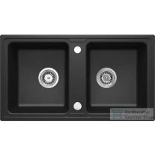   Deante ZORBA gránit mosogató, 2 medencés, grafit metál ZQZ_G203