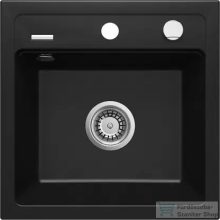   Deante ZORBA gránit mosogató, 1 medencés, 440x440 mm, fekete ZQZ_N103