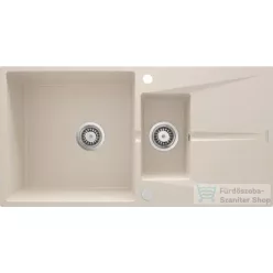   Deante CORIO gránit mosogató, 1.5 medencés, 970x500 mm, bézs ZRC_5513