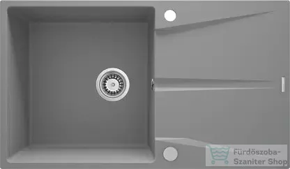 Deante CORIO gránit mosogató, 1 medencés, 860x500 mm, metálszürke ZRC_S11A