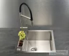 Deante MAGNETIC acél mosogató, 1 medencés, 560x500 mm, szálcsiszolt acél ZRM_0103