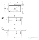 Deante MAGNETIC acél mosogató, 1 medencés, 760x520 mm, szálcsiszolt acél ZRM_010B