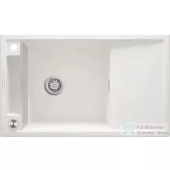   Deante MAGNETIC gránit mosogató, 1 medencés, csepegtetővel 820x500 mm, alabástrom ZRM_A113
