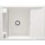 Deante MAGNETIC gránit mosogató, 1 medencés, csepegtetővel 640x500 mm, alabástrom ZRM_A11A
