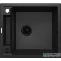   Deante MAGNETIC gránit mosogató, 1 medencés, 560x500 mm, grafit metál ZRM_G103