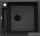 Deante MAGNETIC gránit mosogató, 1 medencés, 560x500 mm, grafit metál ZRM_G103