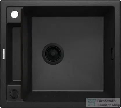 Deante MAGNETIC gránit mosogató, 1 medencés, 560x500 mm, grafit metál ZRM_G103