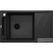   Deante MAGNETIC gránit mosogató, 1 medencés, csepegtetővel 820x500 mm, grafit metál ZRM_G113
