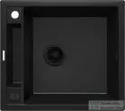 Deante MAGNETIC gránit mosogató, 1 medencés, 560x500 mm, fekete ZRM_N103