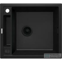   Deante MAGNETIC gránit mosogató, 1 medencés, 560x500 mm, fekete ZRM_N103