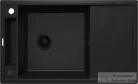 Deante MAGNETIC gránit mosogató, 1 medencés, csepegtetővel 820x500 mm, fekete ZRM_N113