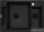 Deante MAGNETIC gránit mosogató, 1,5 medencés 690x500 mm, fekete ZRM_N503