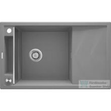   Deante MAGNETIC gránit mosogató, 1 medencés, csepegtetővel 820x500 mm, metálszürke ZRM_S113