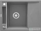 Deante MAGNETIC gránit mosogató, 1 medencés, csepegtetővel 640x500 mm, metálszürke ZRM_S11A