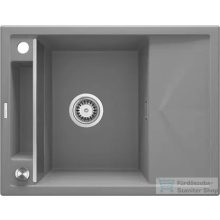   Deante MAGNETIC gránit mosogató, 1 medencés, csepegtetővel 640x500 mm, metálszürke ZRM_S11A