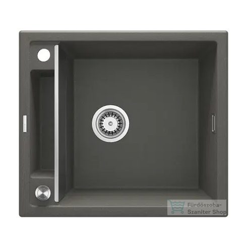 Deante MAGNETIC gránit mosogató, 1 medencés, 560x500 mm, antracit metál ZRM_T103