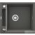 Deante MAGNETIC gránit mosogató, 1 medencés, 560x500 mm, antracit metál ZRM_T103