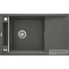   Deante MAGNETIC gránit mosogató, 1 medencés, csepegtetővel 820x500 mm, antracit metál ZRM_T113