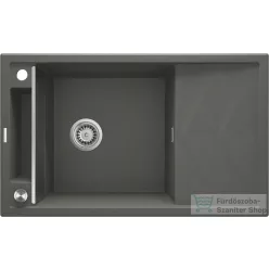   Deante MAGNETIC gránit mosogató, 1 medencés, csepegtetővel 820x500 mm, antracit metál ZRM_T113