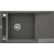 Deante MAGNETIC gránit mosogató, 1 medencés, csepegtetővel 820x500 mm, antracit metál ZRM_T113