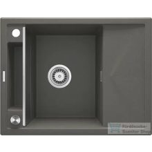   Deante MAGNETIC gránit mosogató, 1 medencés, csepegtetővel 640x500 mm, antracit metál ZRM_T11A