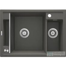   Deante MAGNETIC gránit mosogató, 1,5 medencés 690x500 mm, antracit metál ZRM_T503