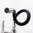 Leziter Corin álló mosogató csaptelep flexibilis kifolyócsővel fekete ZS-7012