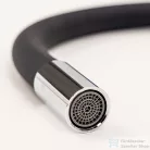 Leziter Corin álló mosogató csaptelep flexibilis kifolyócsővel fekete ZS-7012