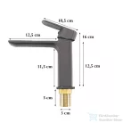 Leziter Sofia mosdó csaptelep szürke ZS-7031GR