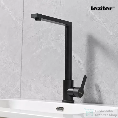 Leziter Valen mosogató csaptelep fekete ZS-7035-BL