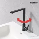 Leziter Valen mosogató csaptelep fekete ZS-7035-BL