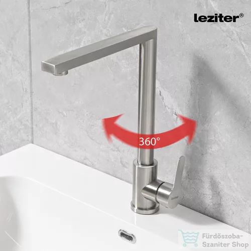 Leziter Valen mosogató csaptelep szálcsiszolt ZS-7035-BR