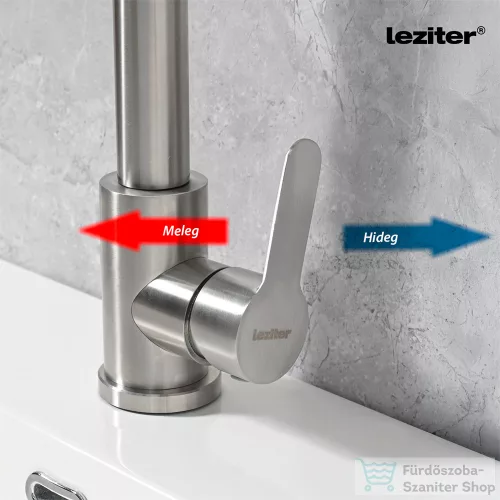 Leziter Valen mosogató csaptelep szálcsiszolt ZS-7035-BR