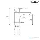 Leziter Evos mosdó csaptelep króm ZS-7056-CH