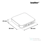 Leziter Powerbank 10000 mAH 2A 10W piros ZSNS-10000-RED