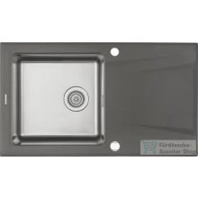   Deante PRIME acél-gránit mosogató, 1 medencés, csepegtetővel, 860x500 mm, acél-antracitmetál ZSR_T113