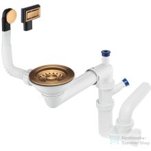   Deante Helytakarékos szifon gránit mosogatókhoz, szálcsiszolt bronz ZXY_C949