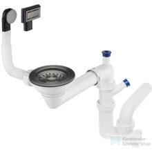   Deante Helytakarékos szifon gránit mosogatókhoz, titanium ZXY_D949