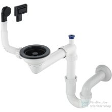   Deante Helytakarékos szifon gránit mosogatókhoz, nero ZXY_N949