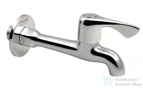 AQUALINE fali kifolyószelep, 1/2", króm ZY12062