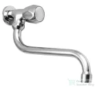 AQUALINE Faliszelep kifolyóval, 1/2", króm ZY1812