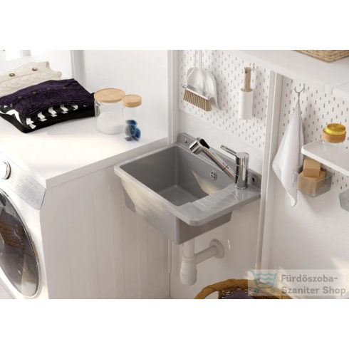 Deante GARDEN ipari mosogató, 1 medencés, 505x350 mm, szürke ZYT_311A