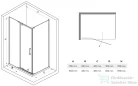 Niwell Carol 100×80×190 cm zuhanykabin