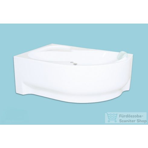 H2O Fortuna aszimmetrikus kád 170x100 balos  h2o_12059