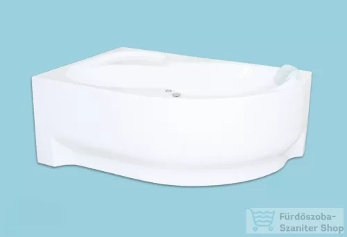 H2O Fortuna aszimmetrikus kád 170x100 balos  h2o_12059