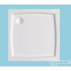 H2O Nero C 90x90 standard szögletes zuhanytálca, fehér