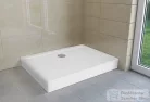 H2O Nero D 100x80 standard szögletes aszimmetrikus zuhanytálca, fehér